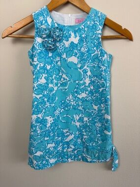 Lilly Pulitzer Girls Little Lilly Classic Shift Dress. Size 5.